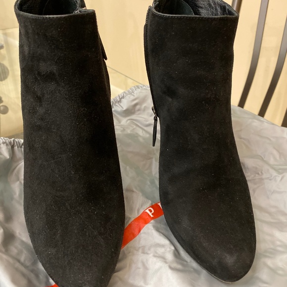 PRADA Soft Suede Platform Bootie - Picture 3 of 5